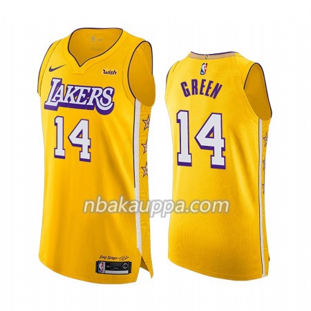 Los Angeles Lakers Danny Green 14 Nike 2019-2020 City Edition Pelipaidat Swingman - Miesten